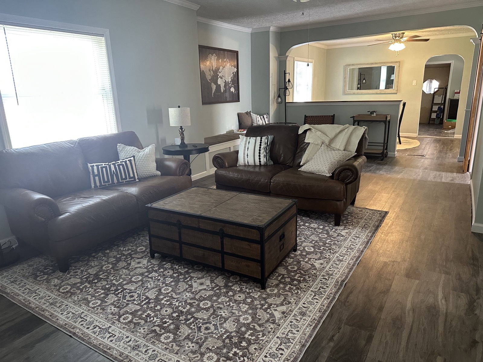 Comfortable living room at Cherry Street Cottage